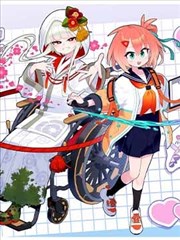 漫画标本 038 薄荷镇纪事卡面,薄荷叶与小镇屋顶